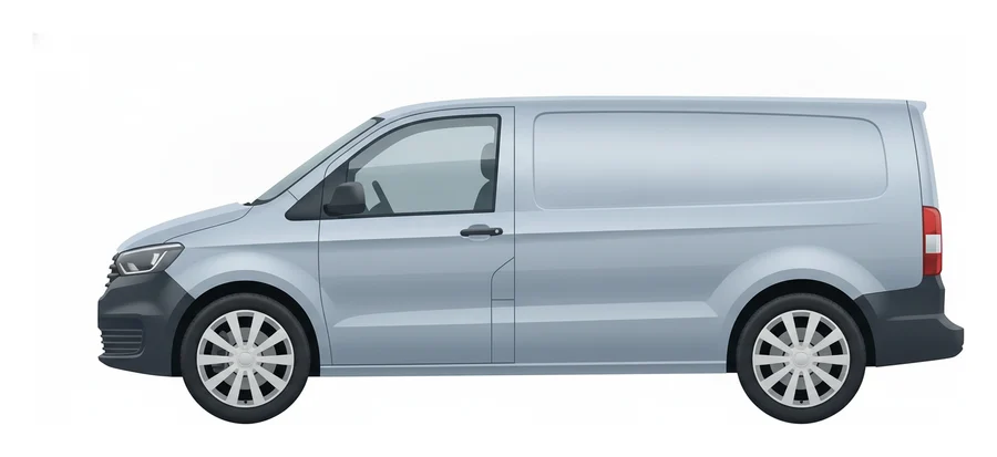 Fourgon utilitaire compact vu de côté — genre CTTE en case J.1